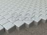Тротуарная плитка «Квадрат» белый гранит 100x100x80